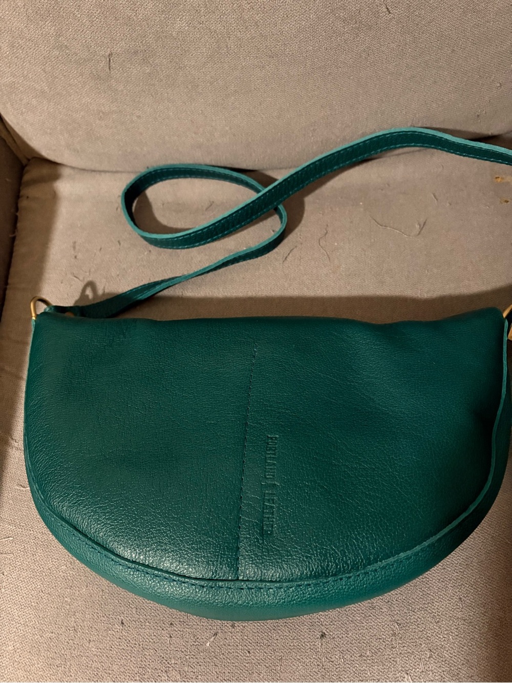 Portland Leather Goods Large Koala Sling Bag in Sea Glass - New in Box - NIB - Picture 3 of 5
